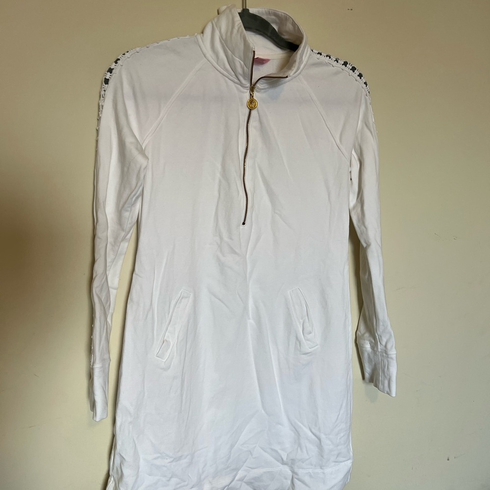 Lilly Pulitzer White Long Sleeve Dress